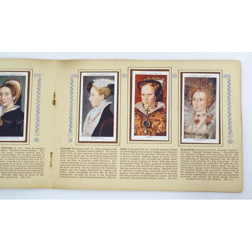 964 - A quantity of tea and cigarette cards within three albums, examples from various series including Jo... 