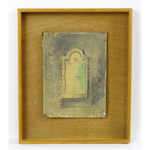 1880 - Yuri Leonidovich Kuper / Kuperman (b. 1940), Russian School, Mixed media on board, Window / Niche. S... 