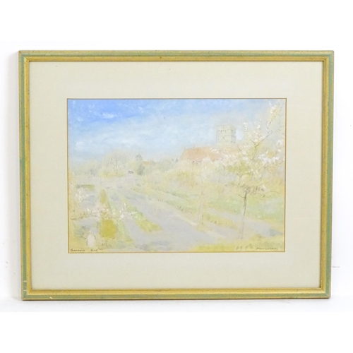 1919 - Albert Goodwin (1845-1932), Watercolour, A view of Sandwich, Kent. Signed lower right and titled low... 