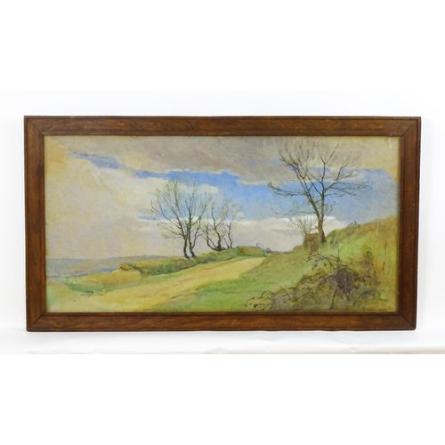 1932 - Minnie Agnes Cohen (1864-1940), Watercolour, A winter landscape scene. Signed lower left. Approx. 17... 