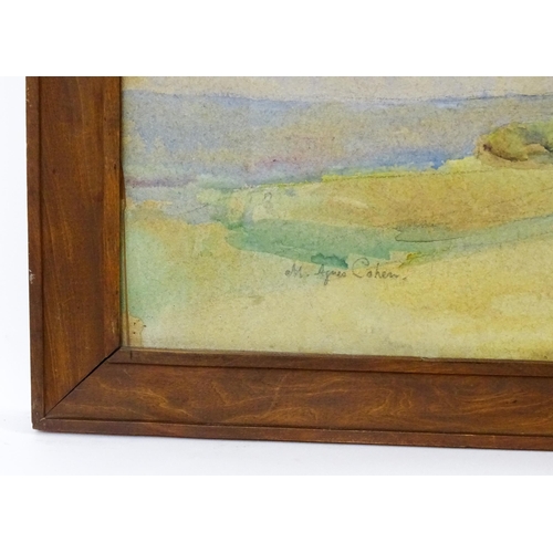 1932 - Minnie Agnes Cohen (1864-1940), Watercolour, A winter landscape scene. Signed lower left. Approx. 17... 