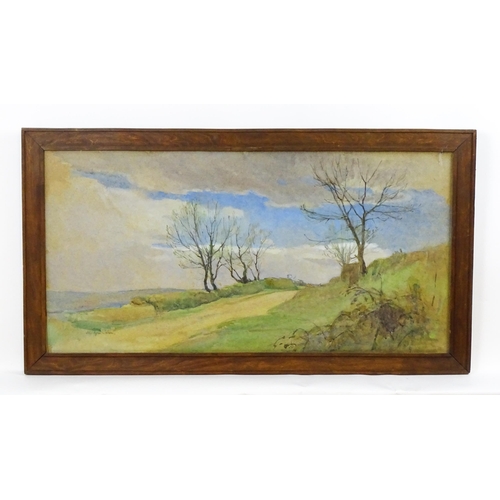 1932 - Minnie Agnes Cohen (1864-1940), Watercolour, A winter landscape scene. Signed lower left. Approx. 17... 