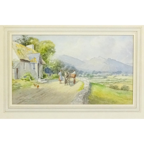 1939 - Joseph William Carey (1859-1937), Irish School, Watercolour, The Hen Mountain, Hilltown, County Down... 