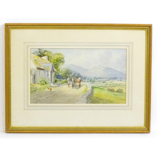 1939 - Joseph William Carey (1859-1937), Irish School, Watercolour, The Hen Mountain, Hilltown, County Down... 