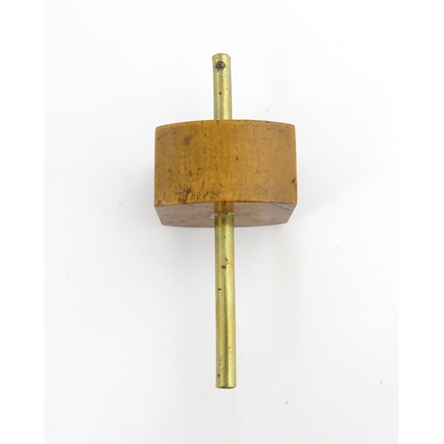 1219 - Militaria : A 20thC W. Marples & Sons spirit level with broad arrow mark. Together with another, a m... 