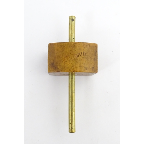 1219 - Militaria : A 20thC W. Marples & Sons spirit level with broad arrow mark. Together with another, a m... 