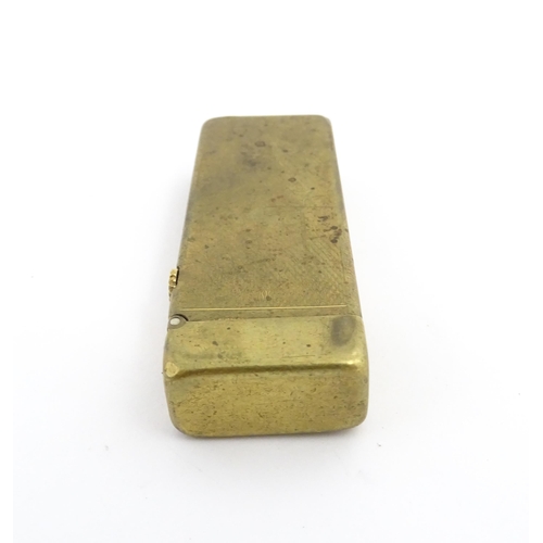 1251 - A Dunhill 'Rollagas' pocket lighter, stamped under. Approx 2 1/2