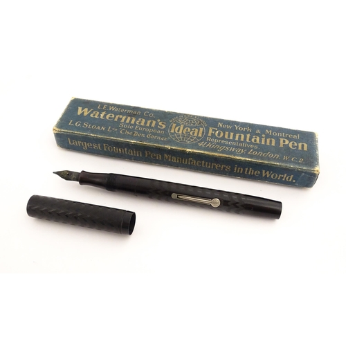 1275 - A quantity of mid 20th fountain pens, comprising two boxed Waterman's Ideal pens, a boxed Conway Ste... 