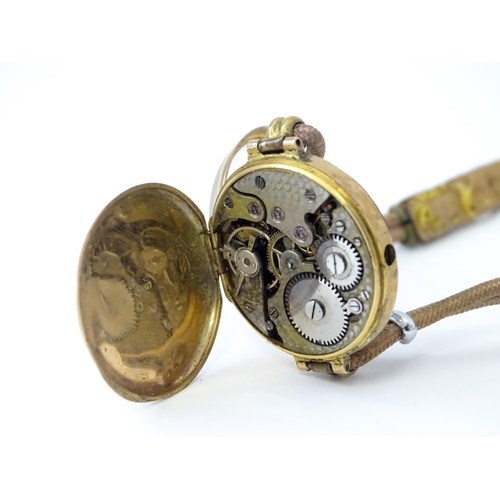 756 - Three various wristwatches comprising a 9ct gold cased Rodana watch with subsidiary seconds dial, th... 