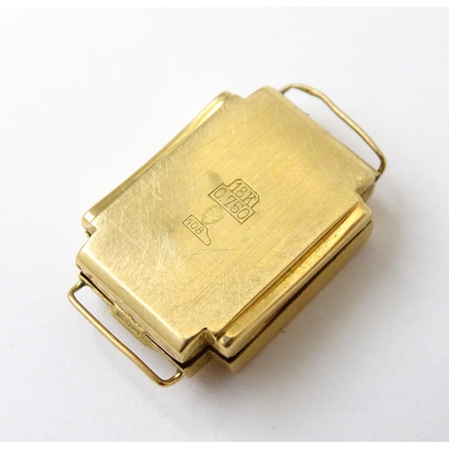 757 - A quantity of gold cased wristwatches and case. Together with 9ct gold, gilt metal and silver gilt w... 