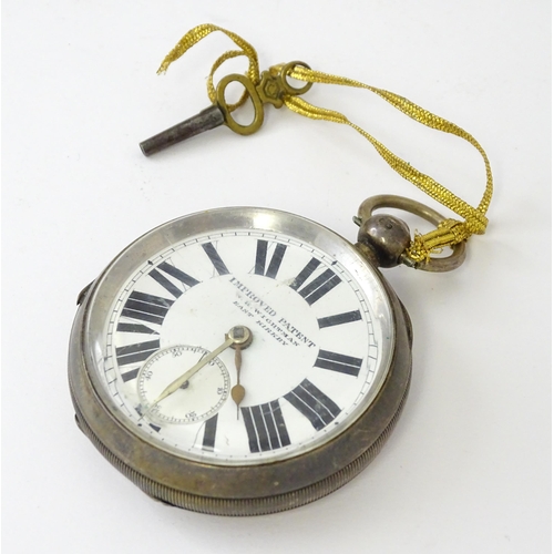 766 - Three various 19thC silver pocket watch to include a pair cased example hallmarked London 1825, make... 