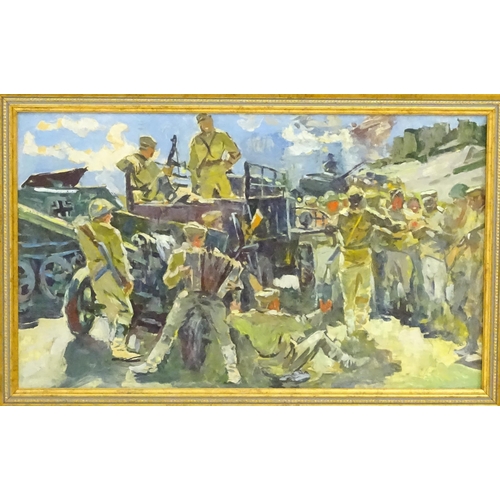 1768 - Fyodor / Fedor Mikhailovich Baranovsky (1924-2001), Russian School, Oil on canvas, Victors. Ascribed... 