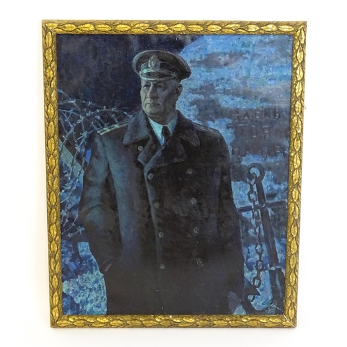 1776 - Joseph Ilyin, 20th century, Russian School, Oil on canvas, A portrait of Naval Colonel I. Guzankov. ... 