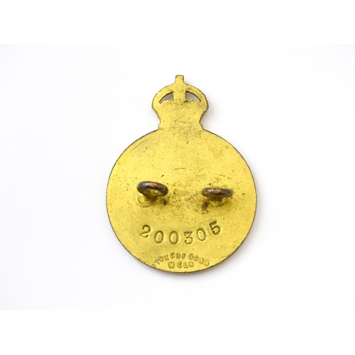 808 - Militaria, WWI / First World War / World War 1 / WW1 : a 15ct gold Australian Imperial Forces fob pe... 