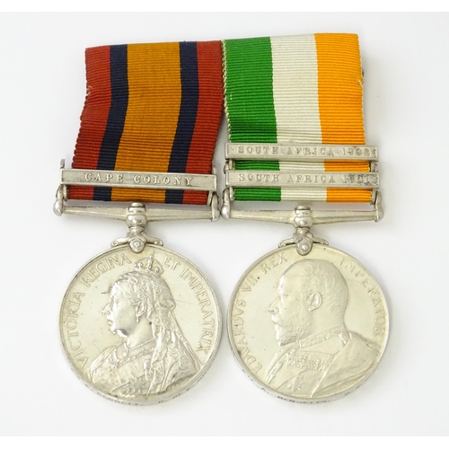 811 - Militaria , Boer War : a campaign medal group awarded to 1843 Private A. Bennett , Duke of Edinburgh... 