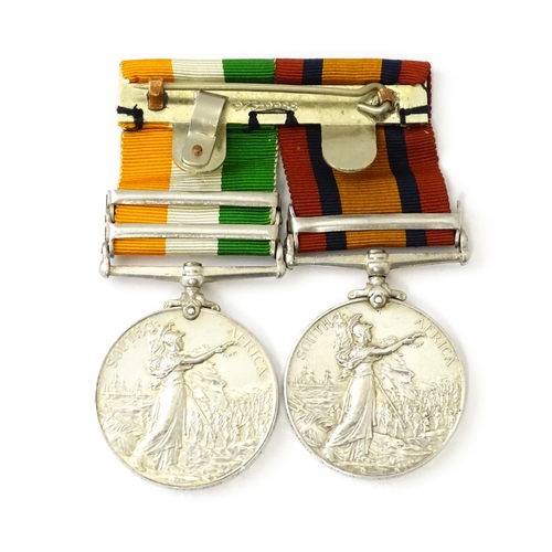 811 - Militaria , Boer War : a campaign medal group awarded to 1843 Private A. Bennett , Duke of Edinburgh... 