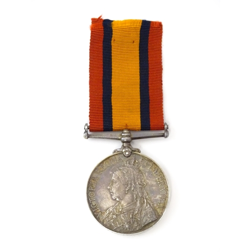 815 - Militaria , Boer War : a Queen's South Africa medal  , awarded to J. E. Pulleyblank , Carpenters Cre... 