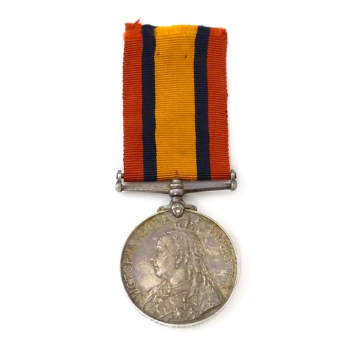 815 - Militaria , Boer War : a Queen's South Africa medal  , awarded to J. E. Pulleyblank , Carpenters Cre... 