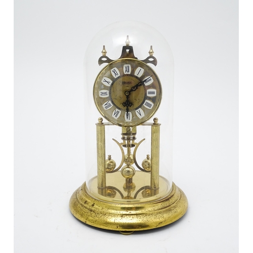 1510 - A late 20thC anniversary / torsion clock by Haller. Approx. 11 3/4