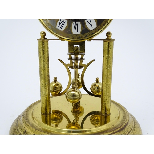 1510 - A late 20thC anniversary / torsion clock by Haller. Approx. 11 3/4