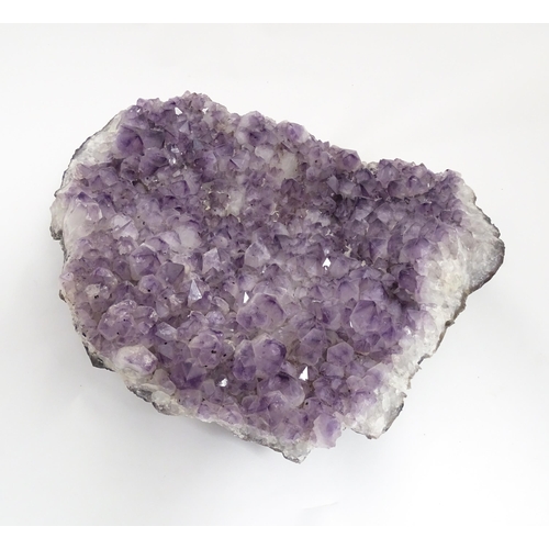 1329 - Natural History / Geology Interest: A very large amethyst crystal geode. Approx. 24