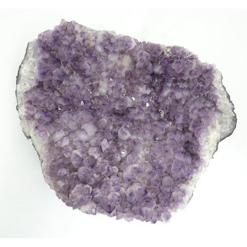 1329 - Natural History / Geology Interest: A very large amethyst crystal geode. Approx. 24