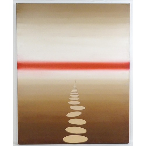 1843 - Leigh Lambert (b. 1979), Acrylic on canvas, The True Path. Signed lower right. Approx. 39 1/2