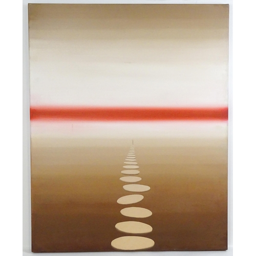 1843 - Leigh Lambert (b. 1979), Acrylic on canvas, The True Path. Signed lower right. Approx. 39 1/2