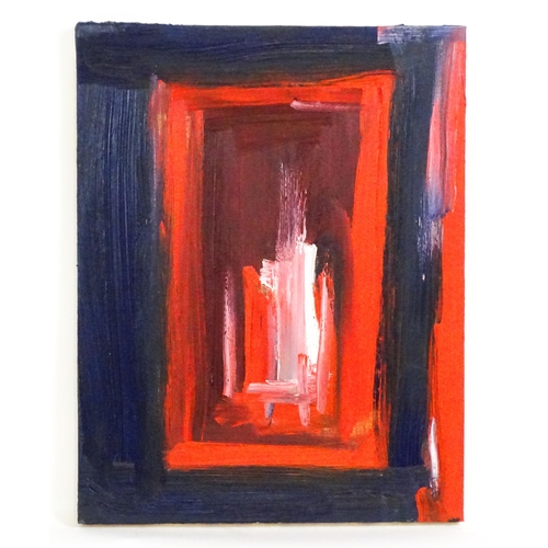 1850 - Chieftan Solo, 21st century, Oil on recycled canvas, A Distant Light, An abstract composition. Appro... 