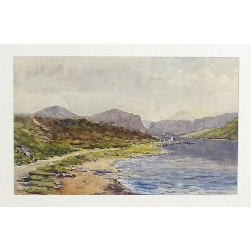 1900 - Maurice Canning Wilks, 20th century, Irish School, Watercolour, Louth Fee, County Galway, Ireland. S... 