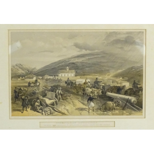 1959 - After William Simpson, 19th century, Lithographs, Two studies from the series The Seat of War in the... 