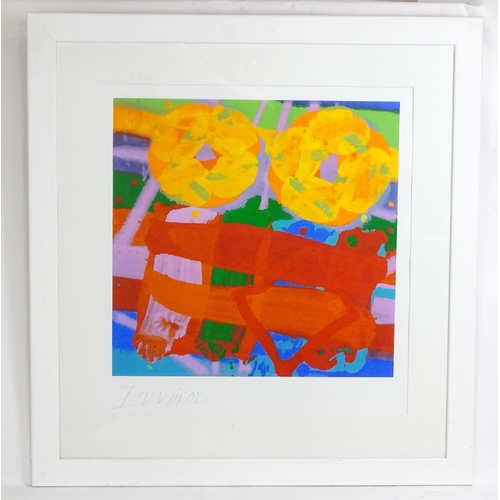 1980 - After Albert Irvin (1922-2015), Silkscreen print, Battersea 3. Signed and dated (20)02 in pencil und... 