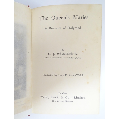 123 - Books: Eight titles by G. J. Whyte Melville comprising Digby Grand, The Brookes of Bridlemere, Kate ... 