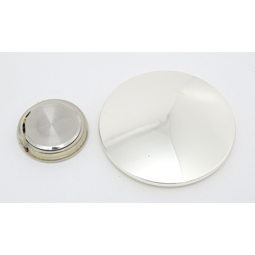 386 - Four assorted late 20thC quartz clocks to include  carriage clocks etc. The tallest approx 6 3/4