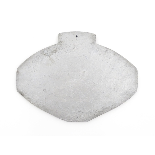 417 - A late 20thC cast metal French agricultural beef farming prize plaque, '1993 Orbec Comice Agricole -... 