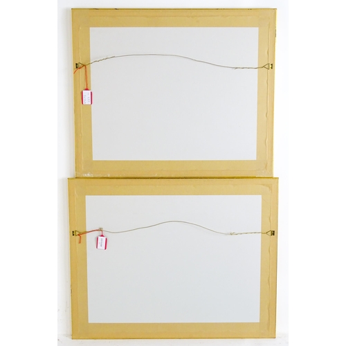 606 - Manner of Charles Whymper (1853-1941), Pastels, Swans in flight with cygnets. Approx. 9 3/4