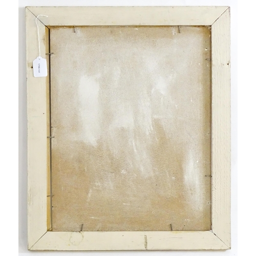 607 - Parnell, Continental School, 20th century, Oil on board, A winter landscape with windmills and figur... 