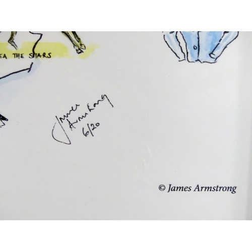 608 - Two prints comprising a map of British Racecourses after James Armstrong, and a hunting print depict... 