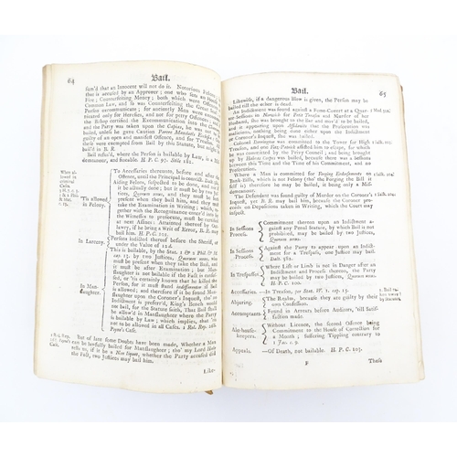 614 - Book: The Office and Authority of a Justice of Peace: Collected Out of All the Books, Whether of Com... 