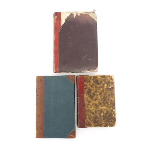 621 - Books: Three 19thC Spanish texts comprising Lecturas Selectas en prosa y verso, by Jose Joaquin Orti... 