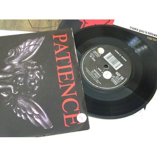 637 - A quantity of late 20thC 45rpm vinyl singles, including picture sleeve examples (the KLF, The Timelo... 