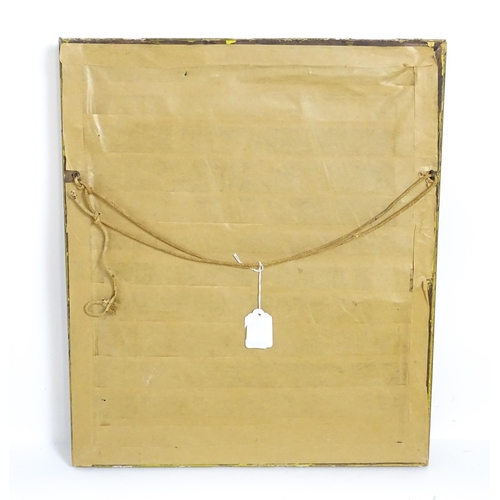 665 - An early 19thC sampler embroidered with a houses, figures, flowers, and hearts, by Ruth Whinyates, 1... 