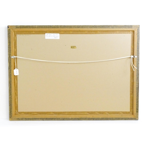 667 - Jan Wild, 20th century, Acrylic on board, Still Life in Red, Abstract. Signed lower right and titled... 