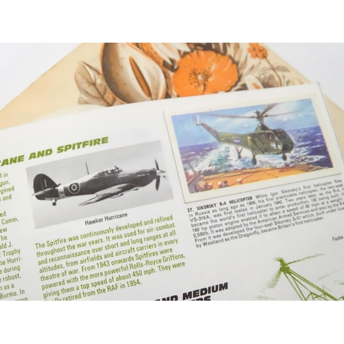 724 - A quantity of assorted tea picture cards to include examples from the Brooke Bond series Famous Peop... 