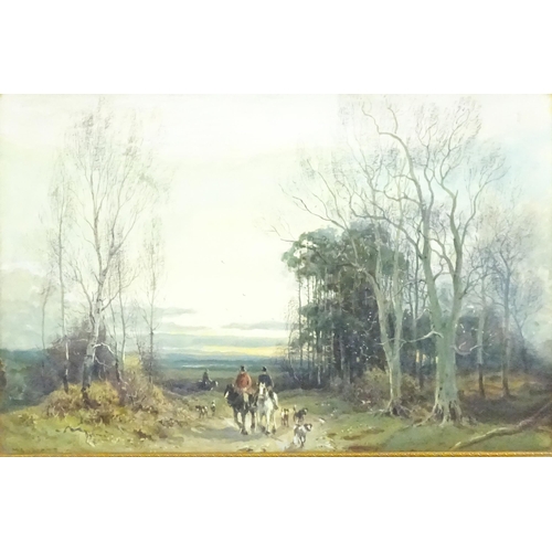 762 - William Manners, Late 19th / early 20th century, Watercolour, Homeward Bound, A rural landscape with... 