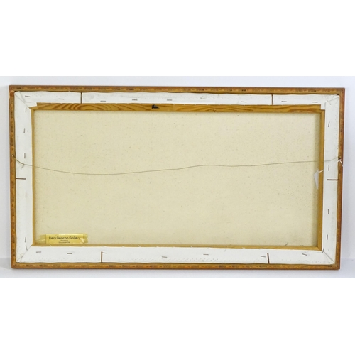 796 - Ralph Boyer, 20th century, Oil on canvas, A landscape scene with birds in flight. Signed lower right... 