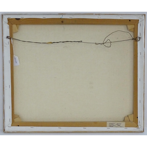 800 - Margaret Cannon, 20th century, Oil on canvas, Ash & Yew, A study of trees. Signed and dated (19)87 l... 