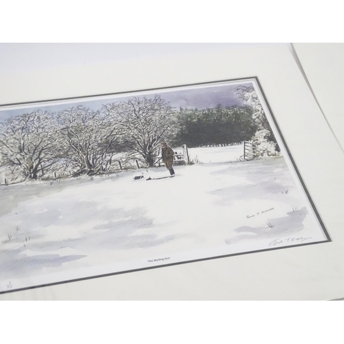 795 - Six limited edition signed prints after John T. Kitchen depicting country scenes to include Taking a... 