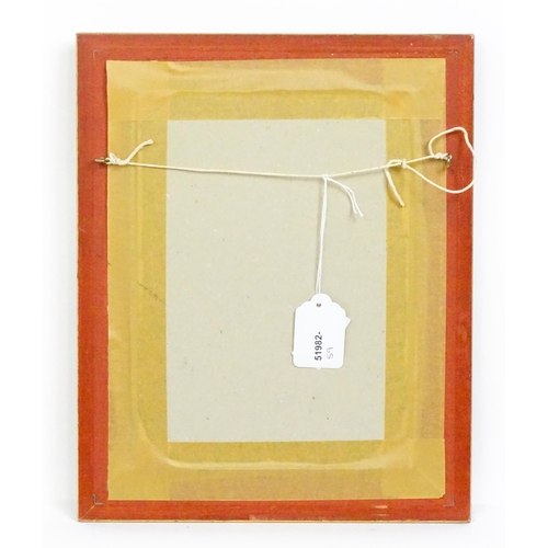 818 - 20th century, Marine School, Oil on canvas laid on board, A clipper ship in full sail. Approx. 8 1/4... 