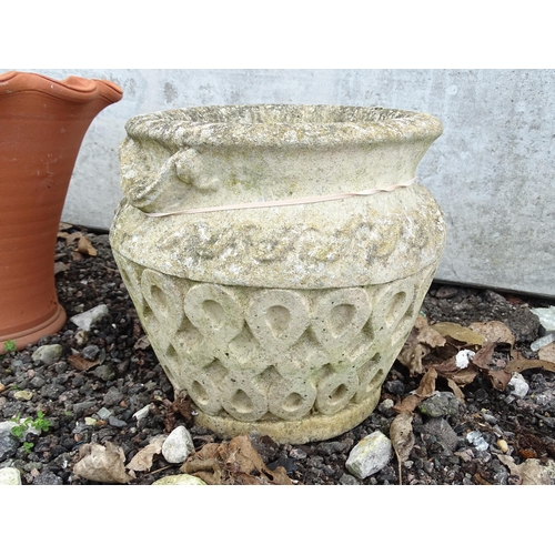 903 - Five assorted planters and plant pots, the largest approx 18